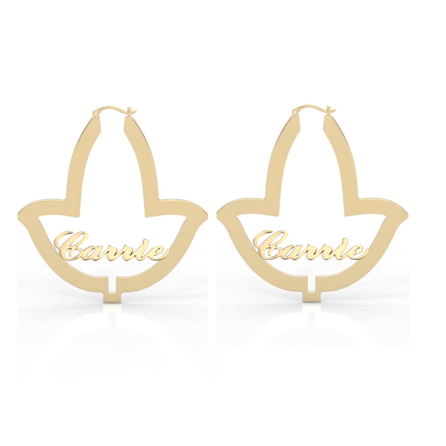 IVY Name Hoop Earrings ™ (2.5")
