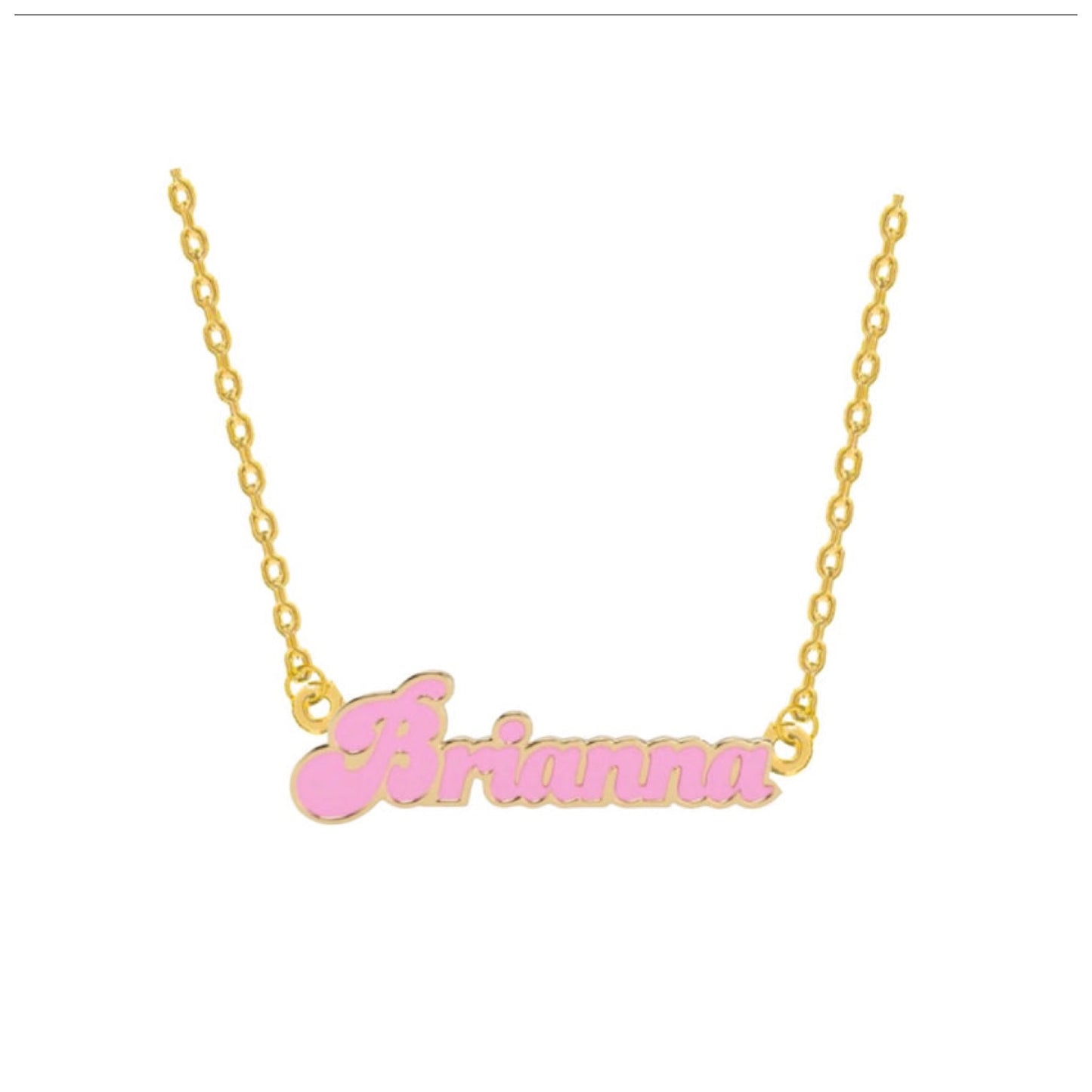 PINK Name Necklace