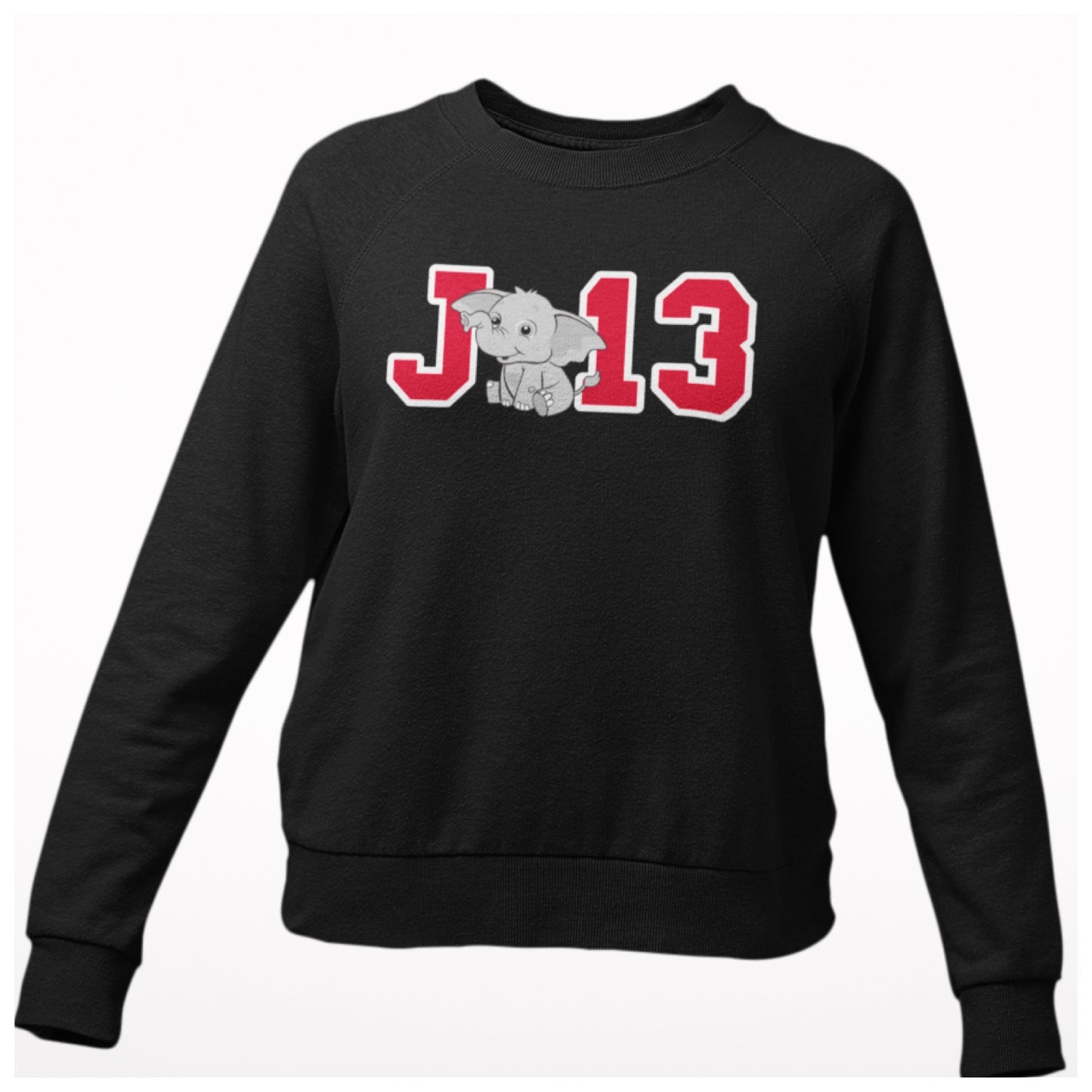 DELTA  "J13" Elephant Crewneck (RED)