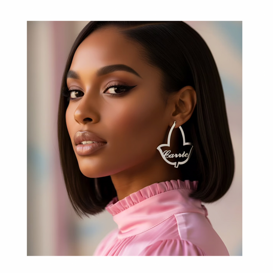 IVY Name Hoop Earrings ™ (2.5")