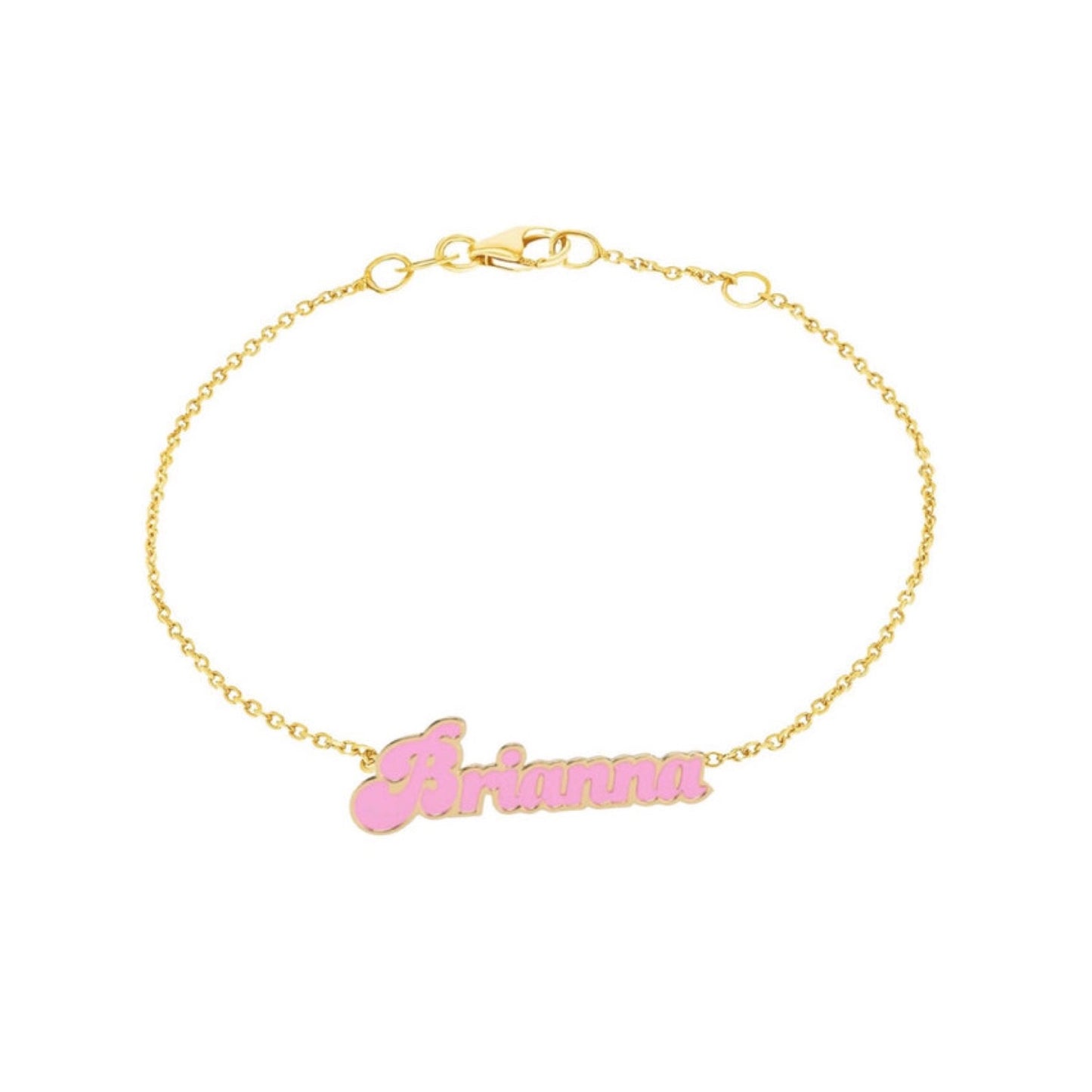 PINK Name Bracelet